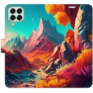 iSaprio flip pouzdro Colorful Mountains pro Samsung Galaxy M53 5G