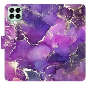 iSaprio flip pouzdro Purple Marble pro Samsung Galaxy M53 5G