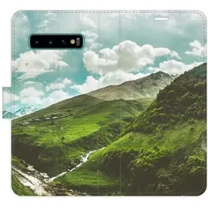 iSaprio flip pouzdro Mountain Valley pro Samsung Galaxy S10