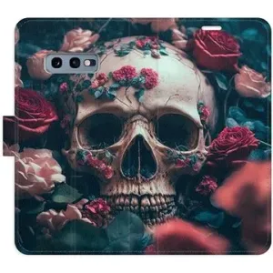 iSaprio flip pouzdro Skull in Roses 02 pro Samsung Galaxy S10e