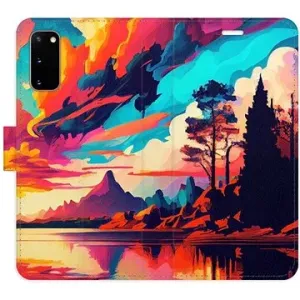 iSaprio flip pouzdro Colorful Mountains 02 pro Samsung Galaxy S20