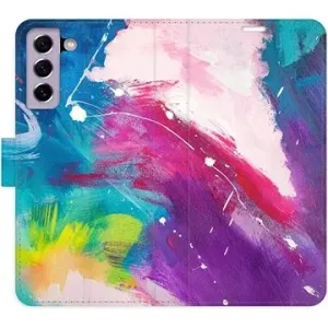 iSaprio flip pouzdro Abstract Paint 05 pro Samsung Galaxy S21 FE 5G