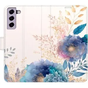 iSaprio flip pouzdro Ornamental Flowers 03 pro Samsung Galaxy S21 FE 5G