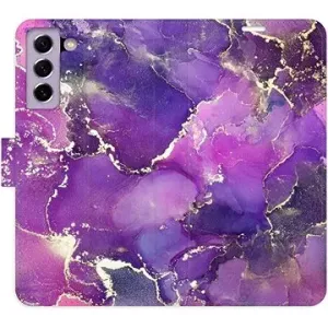 iSaprio flip pouzdro Purple Marble pro Samsung Galaxy S21 FE 5G