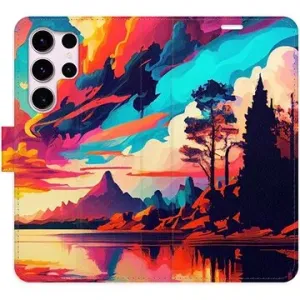 iSaprio flip pouzdro Colorful Mountains 02 pro Samsung Galaxy S23 Ultra