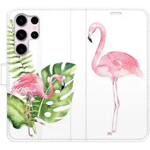 iSaprio flip pouzdro Flamingos pro Samsung Galaxy S23 Ultra