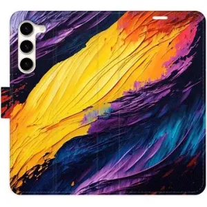 iSaprio flip pouzdro Fire Paint pro Samsung Galaxy S23+ 5G