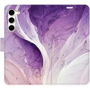 iSaprio flip pouzdro Purple Paint pro Samsung Galaxy S23+ 5G