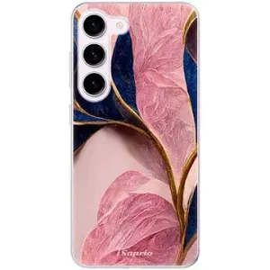 iSaprio Pink Blue Leaves pro Samsung Galaxy S23 5G