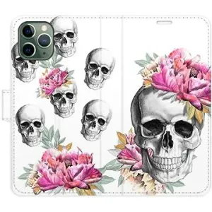 iSaprio flip pouzdro Crazy Skull pro iPhone 11 Pro