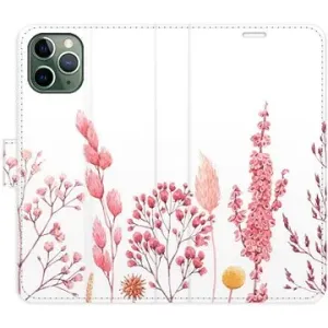 iSaprio flip pouzdro Pink Flowers 03 pro iPhone 11 Pro