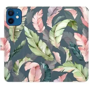 iSaprio flip pouzdro Flower Pattern 09 pro iPhone 12 mini
