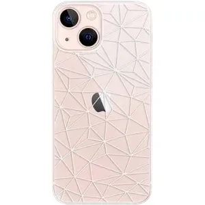 iSaprio Abstract Triangles 03 - white pro iPhone 13 mini