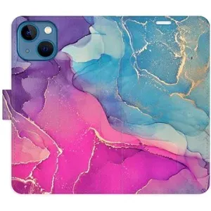 iSaprio flip pouzdro Colour Marble 02 pro iPhone 13 mini