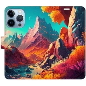 iSaprio flip pouzdro Colorful Mountains pro iPhone 13 Pro