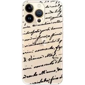iSaprio Handwriting 01 - black pro iPhone 13 Pro