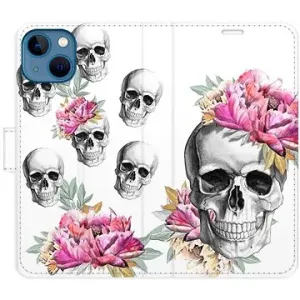 iSaprio flip pouzdro Crazy Skull pro iPhone 13