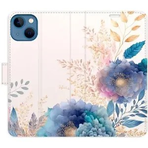 iSaprio flip pouzdro Ornamental Flowers 03 pro iPhone 13