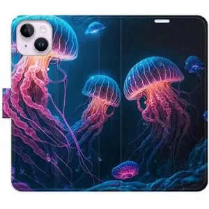 iSaprio flip pouzdro Jellyfish pro iPhone 14 Plus