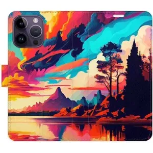 iSaprio flip pouzdro Colorful Mountains 02 pro iPhone 14 Pro Max