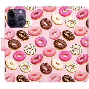 iSaprio flip pouzdro Donuts Pattern 03 pro iPhone 14 Pro Max