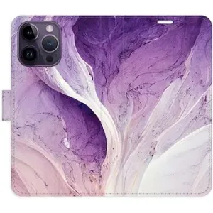 iSaprio flip pouzdro Purple Paint pro iPhone 14 Pro Max