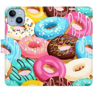 iSaprio flip pouzdro Donuts Pattern 02 pro iPhone 14