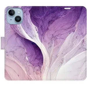 iSaprio flip pouzdro Purple Paint pro iPhone 14
