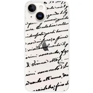 iSaprio Handwriting 01 pro black pro iPhone 15 Plus