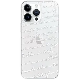 iSaprio Handwriting 01 pro white pro iPhone 15 Pro Max