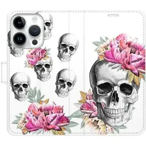 iSaprio flip pouzdro Crazy Skull pro iPhone 15 Pro