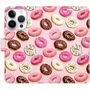 iSaprio flip pouzdro Donuts Pattern 03 pro iPhone 15 Pro