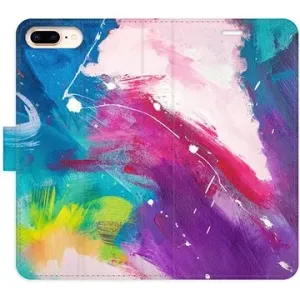 iSaprio flip pouzdro Abstract Paint 05 pro iPhone 7 Plus