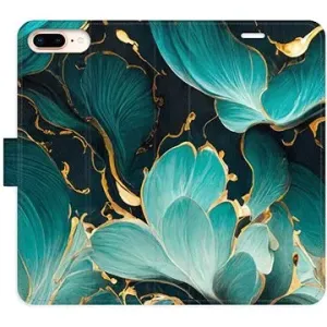 iSaprio flip pouzdro Blue Flowers 02 pro iPhone 7 Plus
