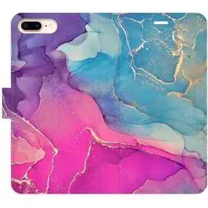 iSaprio flip pouzdro Colour Marble 02 pro iPhone 7 Plus