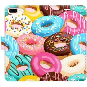iSaprio flip pouzdro Donuts Pattern 02 pro iPhone 7 Plus