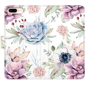 iSaprio flip pouzdro Succulents Pattern pro iPhone 7 Plus