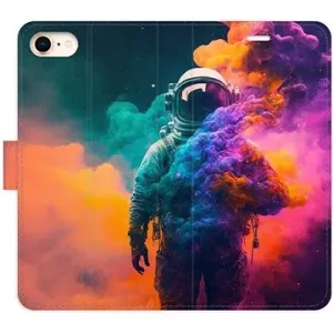 iSaprio flip pouzdro Astronaut in Colours 02 pro iPhone 7/8/SE 2020