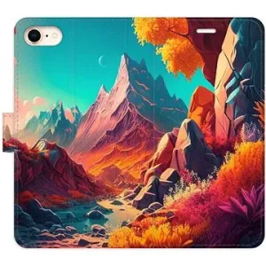 iSaprio flip pouzdro Colorful Mountains pro iPhone 7/8/SE 2020