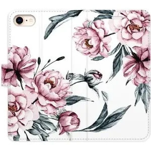iSaprio flip pouzdro Pink Flowers pro iPhone 7/8/SE 2020