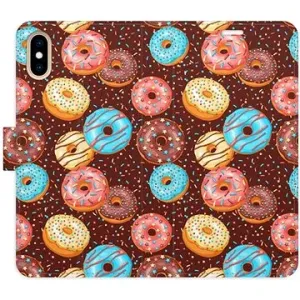 iSaprio flip pouzdro Donuts Pattern pro iPhone X/XS