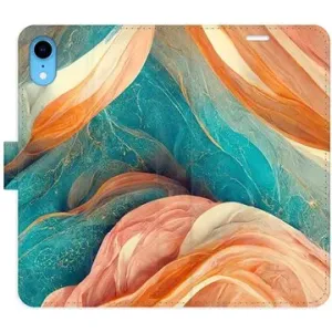 iSaprio flip pouzdro Blue and Orange pro iPhone XR