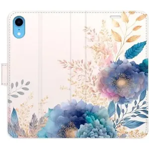 iSaprio flip pouzdro Ornamental Flowers 03 pro iPhone XR