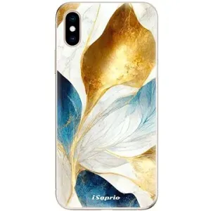 iSaprio Blue Leaves pro iPhone XS #5125300