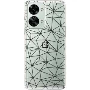iSaprio Abstract Triangles 03 pro black pro OnePlus Nord 2T 5G
