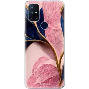 iSaprio Pink Blue Leaves pro OnePlus Nord N10 5G