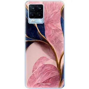 iSaprio Pink Blue Leaves pro Realme 8 / 8 Pro