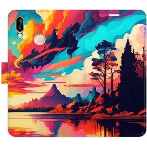 iSaprio flip pouzdro Colorful Mountains 02 pro Huawei P20 Lite