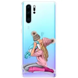 iSaprio Kissing Mom - Blond and Boy pro Huawei P30 Pro