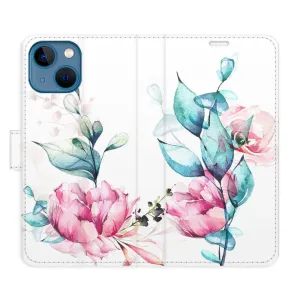 Flipové pouzdro iSaprio - Beautiful Flower - iPhone 13 mini